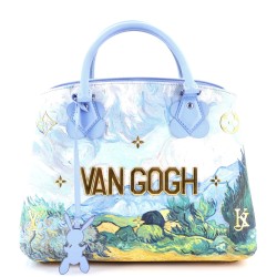 Montaigne Handbag Limited Edition Jeff Koons Van Gogh Print Canvas MM