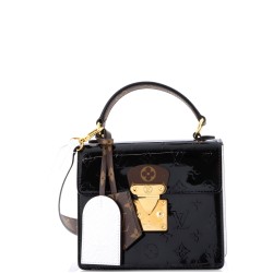 Spring Street NM Handbag Monogram Vernis with Monogram Canvas and Epi Leather