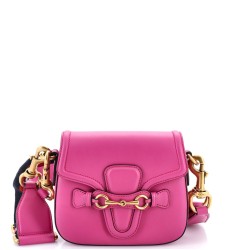 Lady Web Shoulder Bag Leather Small