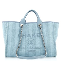 Deauville Tote Striped Mixed Fibers Medium