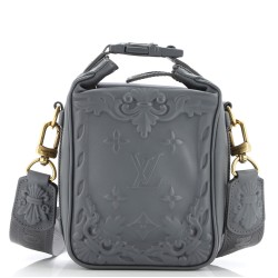 Cruiser Messenger Bag Limited Edition Decorative Debossed Calfskin