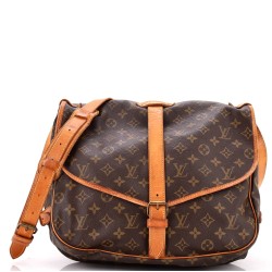 Saumur Handbag Monogram Canvas 35