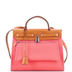 Herbag Zip Leather and Toile 31