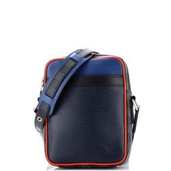 Danube Handbag Epi Leather and Damier Graphite Slim