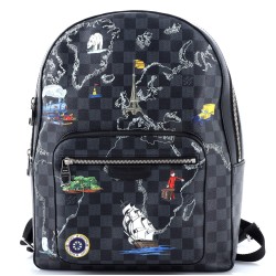 Josh Backpack Limited Edition Renaissance Map Damier Graphite