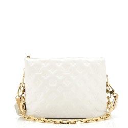 Coussin Bag Monogram Embossed Lambskin PM