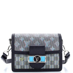 Dauphine Shoulder Bag Damier Monogram LV Pop Canvas Mini