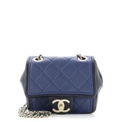 Graphic Flap Bag Quilted Calfskin Mini