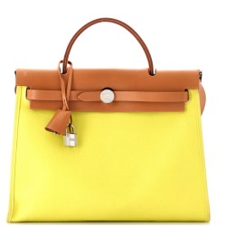Herbag Zip Berline Vache Canvas and Leather 31
