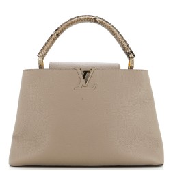 Capucines Bag Leather with Python MM