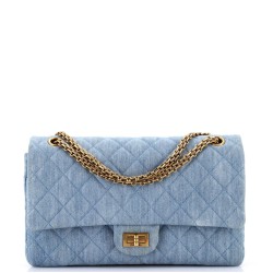 Reissue 2.55 Flap Bag Quilted Denim 226