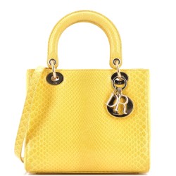 Lady Dior Bag Python Medium