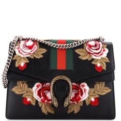 Web Dionysus Bag Embroidered Leather Medium