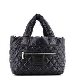 Coco Cocoon Reversible Tote Quilted Nylon Small