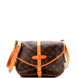Saumur Handbag Monogram Canvas 30