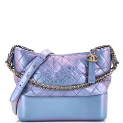 Gabrielle Hobo Quilted Iridescent Lambskin Medium