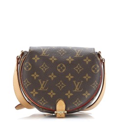 Tambourine Handbag Monogram Canvas