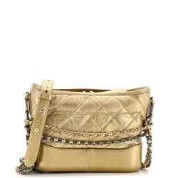 Gabrielle Hobo Quilted Aged Calfskin Small