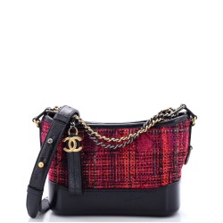 Gabrielle Hobo Quilted Tweed and Calfskin Small