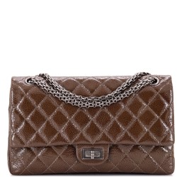 Reissue 2.55 Flap Bag Quilted Crinkled Patent 226