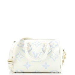 Speedy Bandouliere Bag Bicolor Monogram Empreinte Giant 20