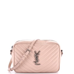 Lou Camera Bag Matelasse Chevron Leather Small
