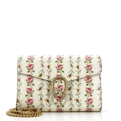 Dionysus Chain Wallet Printed Leather Small