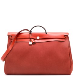 Herbag Zip Leather and Toile 50