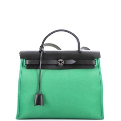 Herbag Zip Leather and Toile 31