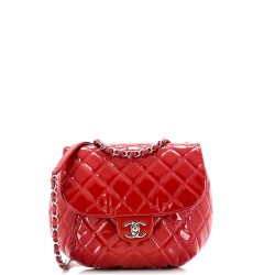 Dubai Messenger Bag Quilted Patent Medium