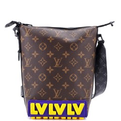 Cruiser Messenger Limited Edition LV Rubber Monogram Canvas and Monogram Eclipse