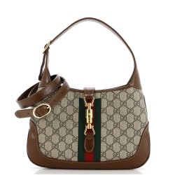 Jackie 1961 Hobo GG Coated Canvas Small