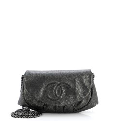 Half Moon Wallet on Chain Caviar