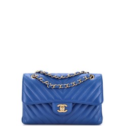 Classic Double Flap Bag Chevron Lambskin Small