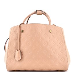 Montaigne Handbag Monogram Empreinte Leather MM