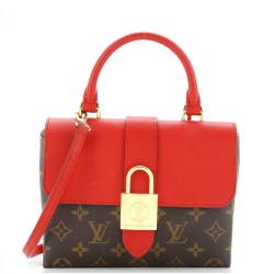 Locky Handbag Monogram Canvas with Leather BB