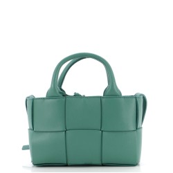 Arco Tote Maxi Intrecciato Leather Candy