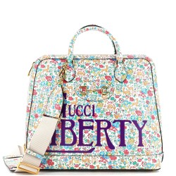 Horsebit 1955 Liberty Duffle Bag Printed Leather Large