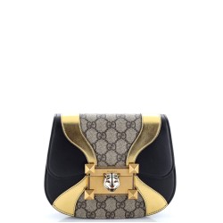 Osiride Shoulder Bag GG Coated Canvas and Leather Small