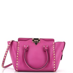 Rockstud Tote Rigid Leather Small