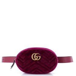 GG Marmont Belt Bag Matelasse Velvet