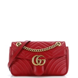 GG Marmont Flap Bag Matelasse Leather Small