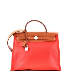 Herbag Zip Berline Vache Canvas and Leather 31