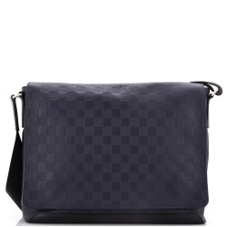 District NM Messenger Bag Damier Infini Leather MM