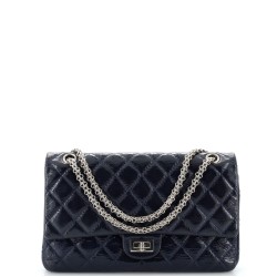 Reissue 2.55 Flap Bag Quilted Crinkled Patent 226