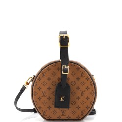 Petite Boite Chapeau Bag Reverse Monogram Canvas
