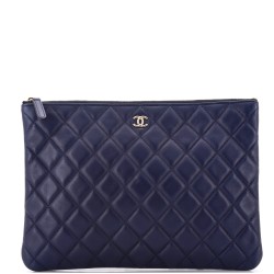 O Case Clutch Quilted Lambskin Medium