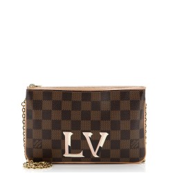 Double Zip Pochette Damier