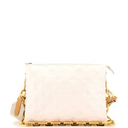 Coussin Bag Monogram Embossed Lambskin PM
