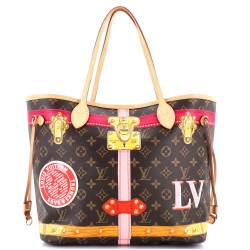 Neverfull NM Tote Limited Edition Summer Trunks Monogram Canvas MM